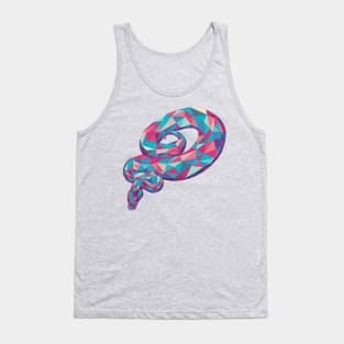 Geometric Soft Snake Tank Top